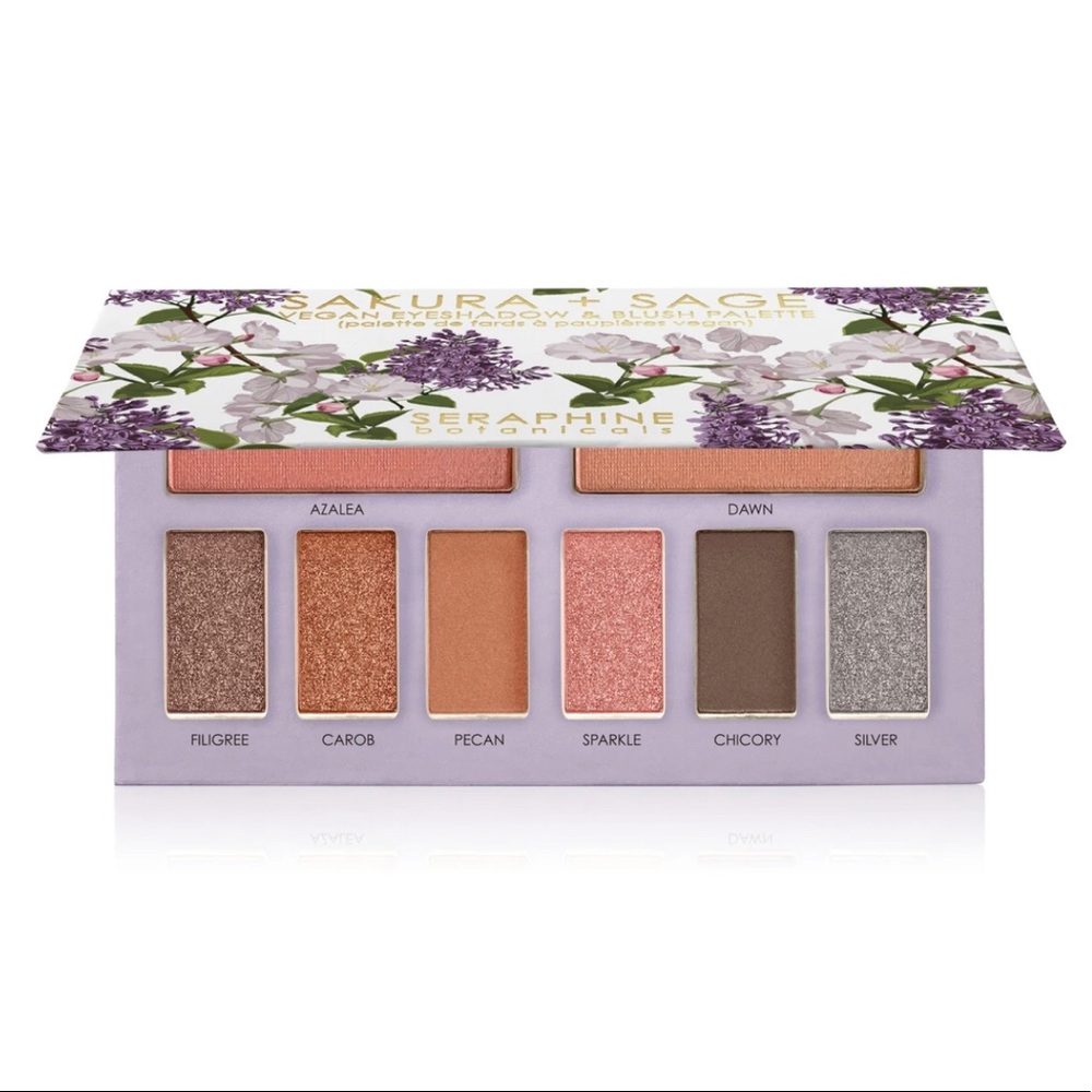 Seraphine Botanicals Vegan EyeshadowBlush Palette